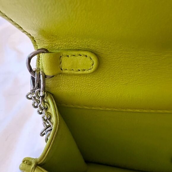 The carnage Lady Dior lamb skin pouch, - Picture 9 of 11